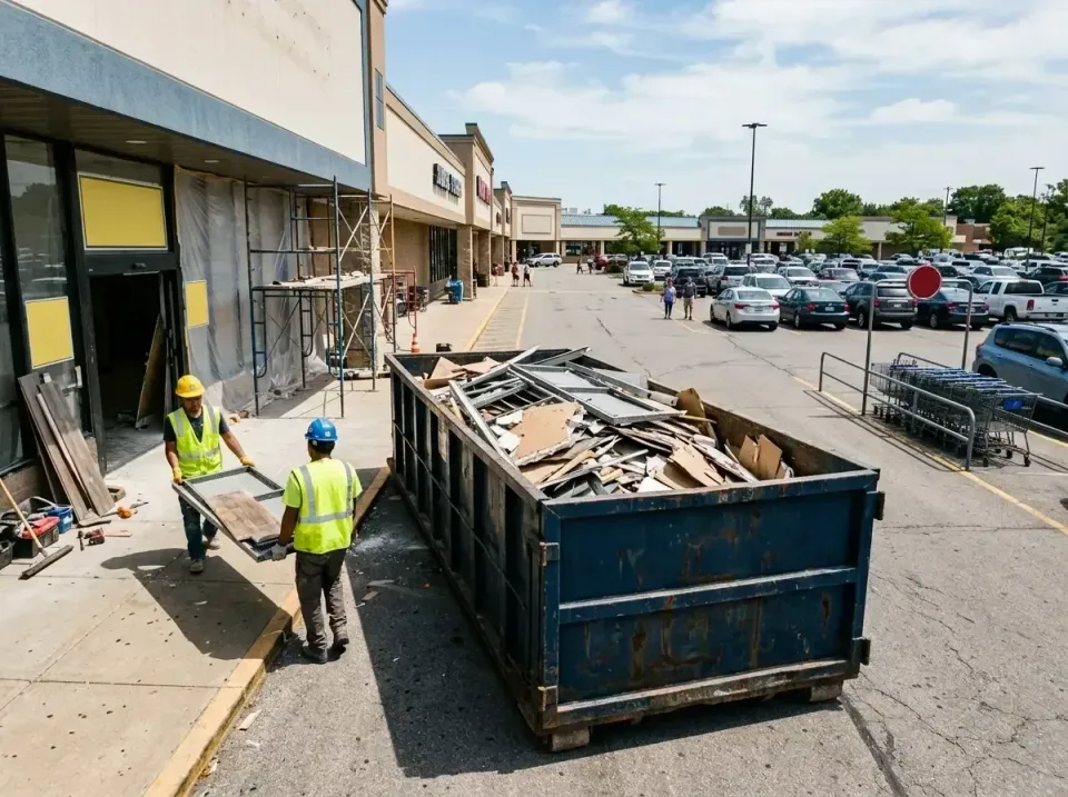 retail-store-renovation-debris-003 — frequently asked questions, Roll-off Dumpster Rentals in Prairie Grove, AR